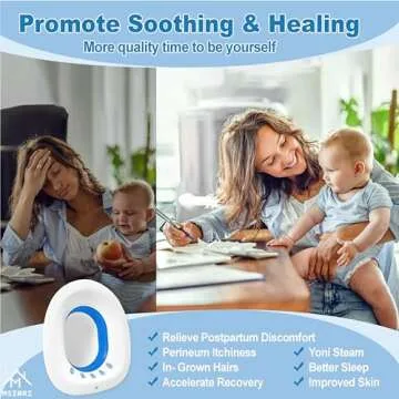 Sitz Bath for Hemorrhoids, Sitz Bath for Postpartum Care - Suitable for Pregnant Women and Perineal Care, Sits Bath Kit for Women - Collapsible Storage, Wide Seat