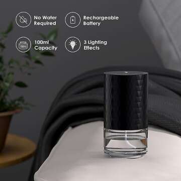 Airversa Waterless Diffuser Essential Oil 100mL Capacity Scent Air Machine for Home Aromatherapy Neb...