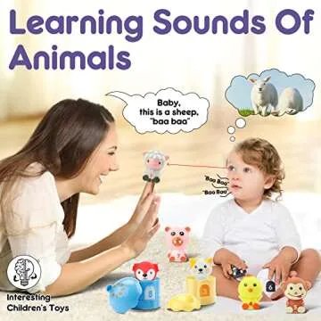 Farm Animals Learning Toys for Toddlers 1-3 Years