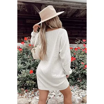 PRETTYGARDEN Women's Oversized Pullover Dress for Casual Style