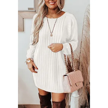 PRETTYGARDEN Women's Oversized Pullover Dress for Casual Style