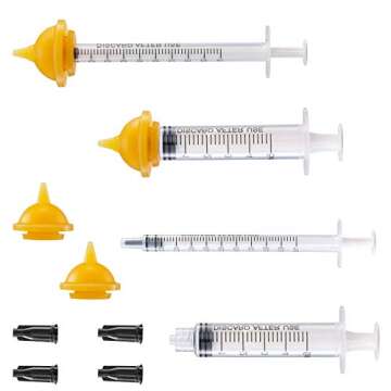 ML Pet Nursing Bottle, Nursing Bottle Kits, Replacement Nipple Mini Cat Feeding Bottle for Newborn K...