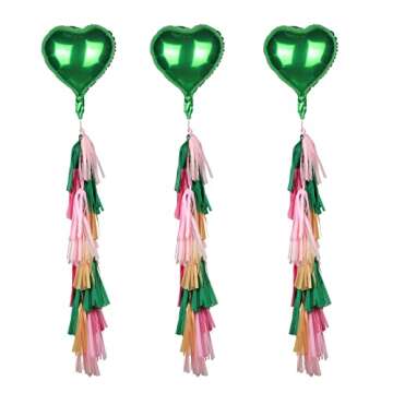 Guzon 25PCS Green Pink Party Decorations for Summer