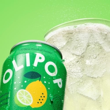 Olipop Lemon Lime Prebiotic Soda for Guilt-Free Refreshment