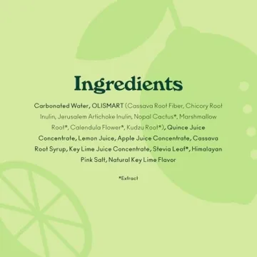 Olipop Lemon Lime Prebiotic Soda for Guilt-Free Refreshment