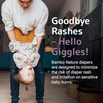 Bambo Nature Eco-Friendly Diapers, Size 5, 150 Count