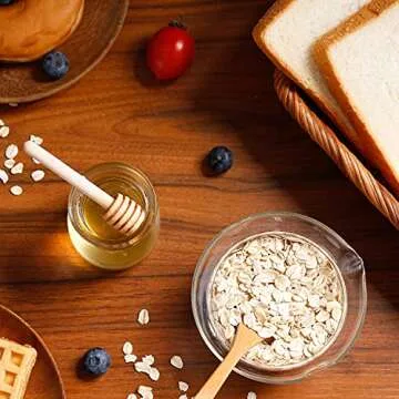 12 Pcs Mini Wooden Honey Dipper Sticks for Timeless Gift