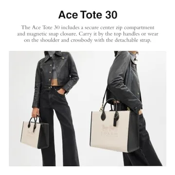 Stylish Coach Ace Tote 30 - Elegant Women's Bag