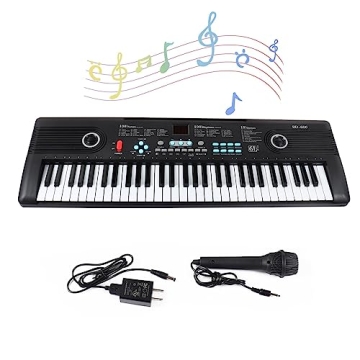 MIZAYI 61 Key Electronic Digital Piano Keyboard Gift