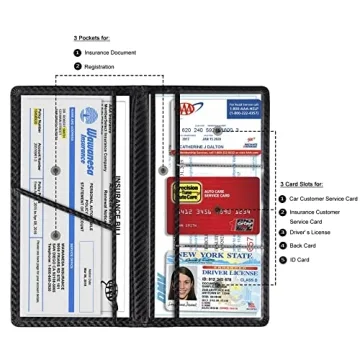 TOURSUIT Car Document Holder - Stylish & Practical Organizer