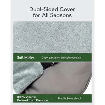 Comfortable Sivio Weighted Eye Mask for Ultimate Sleep