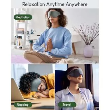 Comfortable Sivio Weighted Eye Mask for Ultimate Sleep