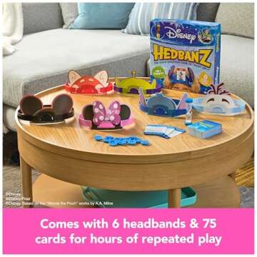 Disney Hedbanz Fun Guessing Game for 2-6 Players ages 6+