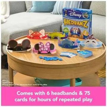 Disney Hedbanz Fun Guessing Game for 2-6 Players ages 6+