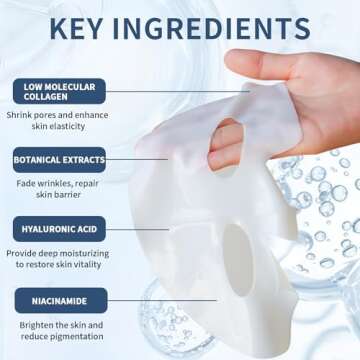 MAVENI Bio-Collagen Face Masks for Deep Hydration