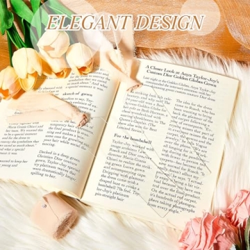 Yeaqee 100 Pcs Acrylic Bookmark Blanks for Creative Gifting