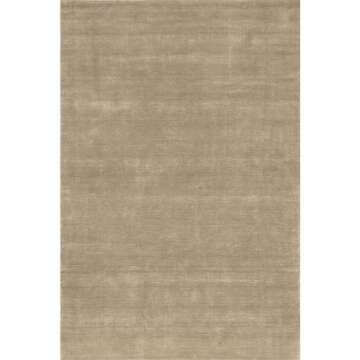 Rugs USA Arrel Speckled Wool-Blend Area Rug - Modern Fawn