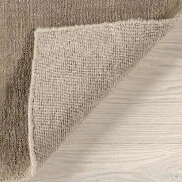 Rugs USA Arrel Speckled Wool-Blend Area Rug - Modern Fawn