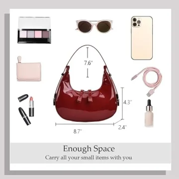 Stylish Women's Crescent Shoulder Bag in Vibrant Colors