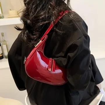 Stylish Women's Crescent Shoulder Bag in Vibrant Colors