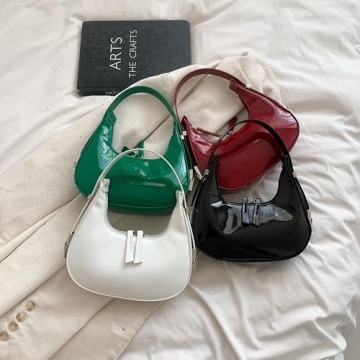 Stylish Women's Crescent Shoulder Bag in Vibrant Colors