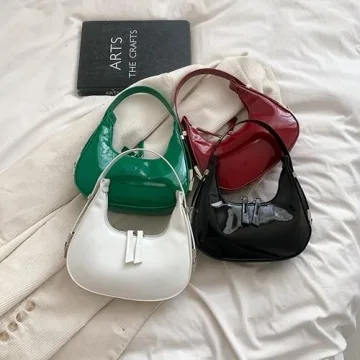 Stylish Women's Crescent Shoulder Bag in Vibrant Colors