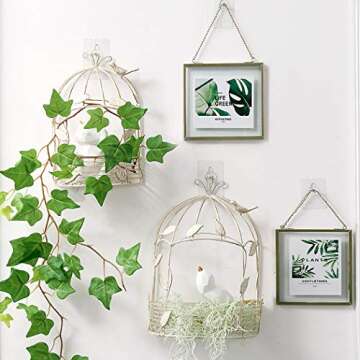 JUSTDOLIFE Vintage Hanging Photo Frame for Artwork Display