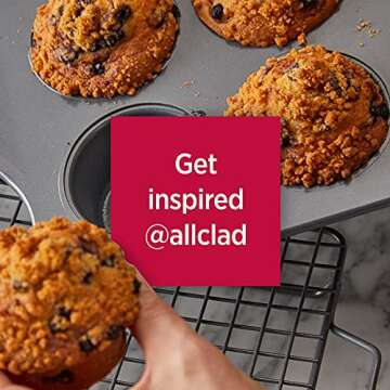 All-Clad Nonstick Muffin Pan 12 Cups - Oven Safe Bakeware