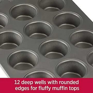 All-Clad Nonstick Muffin Pan 12 Cups - Oven Safe Bakeware