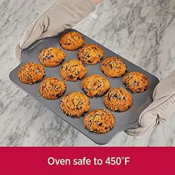 All-Clad Nonstick Muffin Pan 12 Cups - Oven Safe Bakeware