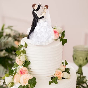 Dancing Bride and Groom Cake Topper for Weddings