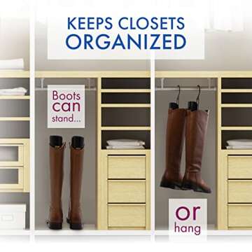 Boot Shaper Inserts for Organized and Lasting Footwear