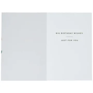 Hallmark Signature Birthday Card - Big Wishes Inside