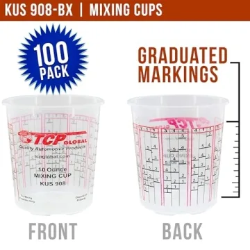 Custom Shop Brand Premium Paint Mixing Cups - 100 Pack