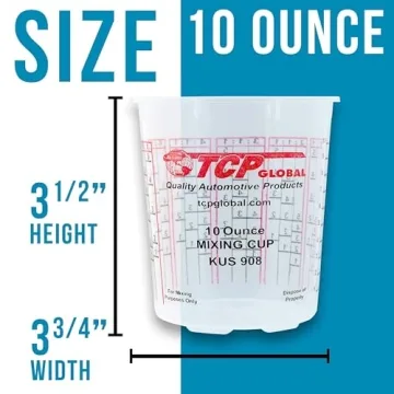 Custom Shop Brand Premium Paint Mixing Cups - 100 Pack