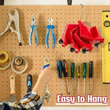 4 Pcs Car Hose Guide, Tire Hose Roller for Car Washing, Detailing Tire Hose Guide Preventing Pressure Washer Hose Stuck Under The Wheels, Plastic Wash Tool to Avoid Snagging(Red)