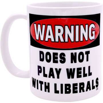 Funny Political Coffee Mug for Conservatives