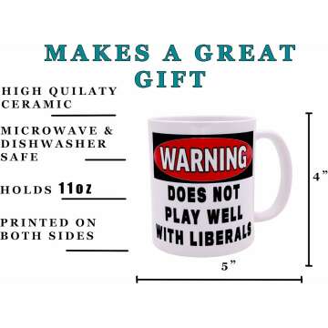 Funny Political Coffee Mug for Conservatives