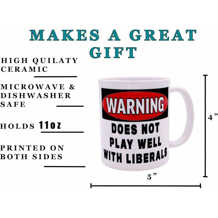 Funny Political Coffee Mug for Conservatives