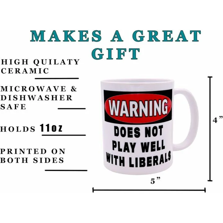 Funny Political Coffee Mug for Conservatives