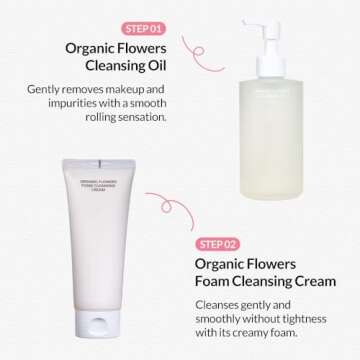 Whamisa Organic Foam Cleansing Cream for Gentle Cleanse