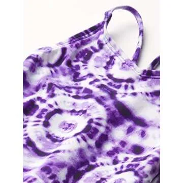 Kanu Surf Girls' Daisy Beach Sport Swimsuit, Groovy Purple