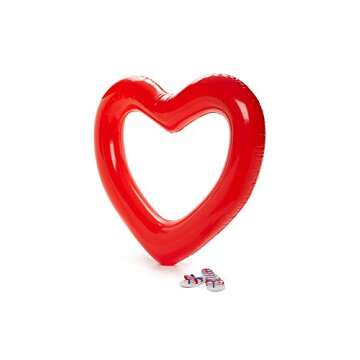 Bando Beach, Please Jumbo Heart Innertube for Summer Fun!
