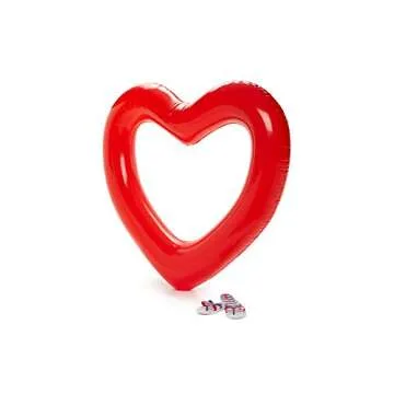 Bando Beach, Please Jumbo Heart Innertube for Summer Fun!