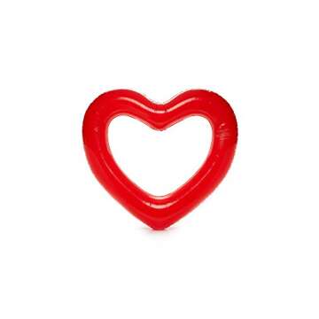 Bando Beach, Please Jumbo Heart Innertube for Summer Fun!