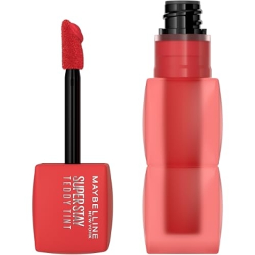 MAYBELLINE Super Stay Teddy Lip Tint, Long Lasting Matte Lipstick For Up To 12HR Wear, Coquettish, 1...