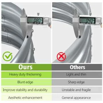 KFN 2pcs Galvanized Raised Garden Bed,Raised Garden Bed Kit-Oval Metal Flower Box,Large Planter Vegetable Box Outdoor,Planting for Vegetables,Flower,Herb,8FT,0.7mm