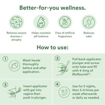 Good Clean Love BioNourish Ultra Moisturizing Vaginal Gel with Hyaluronic Acid, pH-Balanced Vaginal ...