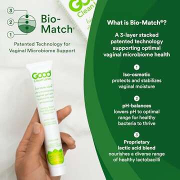 Good Clean Love BioNourish Ultra Moisturizing Vaginal Gel with Hyaluronic Acid, pH-Balanced Vaginal Moisturizer, Water-Based Feminine Care, Long Lasting Relief from Dryness & Discomfort, 2 Oz
