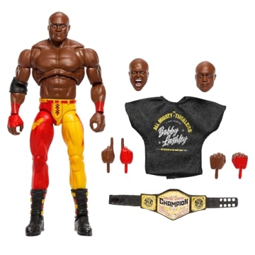 Mattel WWE Ultimate Edition Action Figure & Accessories, 6-inch Bobby Lashley Collectible Set, Swapp...
